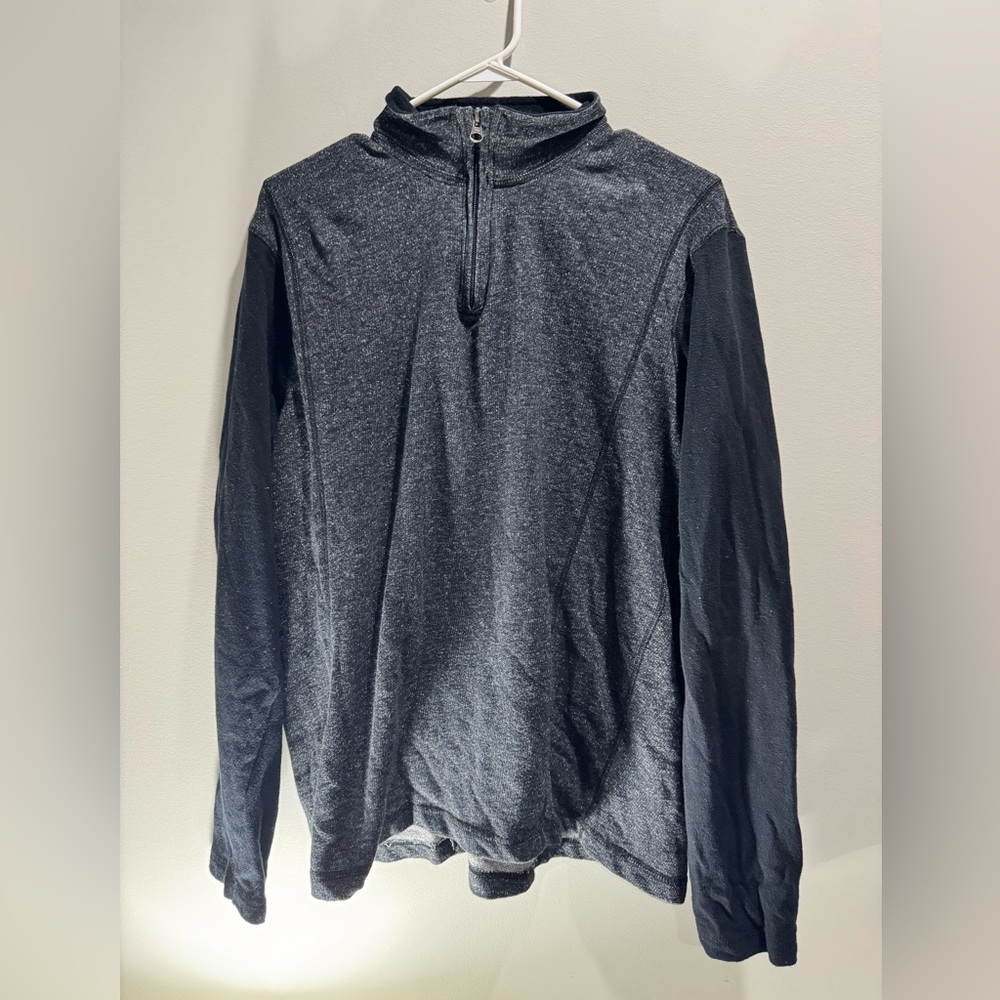 Mens XXL Washed Stoned and Beaten 1/4 zip light weight sweater/shirt